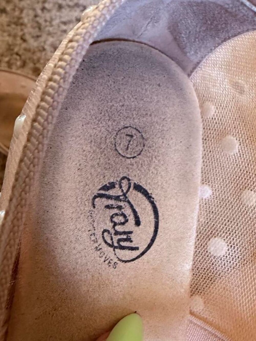 Nude Pearl Embellished Ballet Flats - Picture 2 of 6